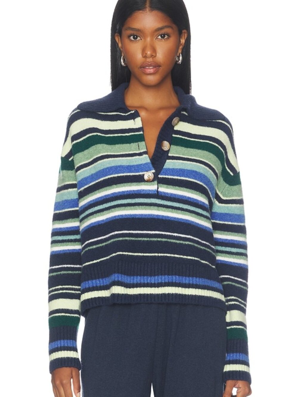Trading Up Stripe Polo